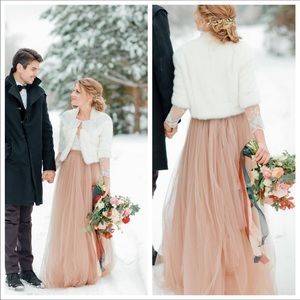 Beautiful Ombré Tulle wedding skirt